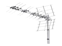 Triax Unix 52 - Antenne - Tv - 14.5 Dbi, 14 Dbi (Til 602 Mhz), 13,1 Dbi (Til 694 Mhz), 12,3 Dbi (Til 474 Mhz) - Utendørs