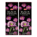 Hem Black Opium Incense Stick Genuine Insence Sticks Pagan Smudge Dhoop 12PK