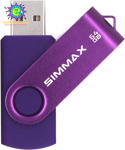 SIMMAX 64GB Memory Stick USB 2.0 Flash Drives Swivel Thumb Drive Pen Drive (64GB