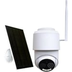 Daewoo Security Caméra Autonome Solaire WiFi rotative Full HD W509MW avec Panneau Solaire - Détection de Mouvement - Vision.[Z757]