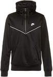 Nike M NSW Repeat PK HZ Hoodie, Sweatshirt à Capuche Homme, Opacity, Black/Black/(White), Jaspo_m