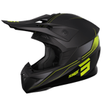 Shot Race Gear Crosshjelm Pulse Edge, Neongul