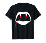 Vampire Lips & Teeth with Love Blood T-shirt T-Shirt