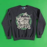 Official Teenage Mutant Ninja Turtles Van Dark Grey Marl Sweater