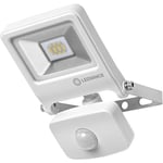 Endura® flood Sensor blanc chaud Projecteur led pour mur, 10 w, 3000 k, Matériau: aluminium, IP44 - Ledvance