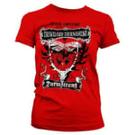 Hybris Harry Potter - Triwizard Tournament Girly Tee (Red,XXL)