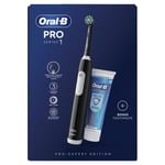 Oral-B Pro Series 1 Cross Action Electric Toothbrush With Pro Ex Paste Black