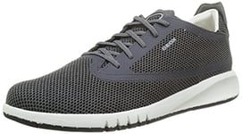 Geox Homme U Aerantis D Sneakers, Anthracite, 40 EU