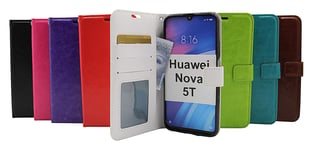 Crazy Horse Wallet Huawei Nova 5T (Svart)