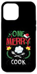 Coque pour iPhone 12 Pro Max One Merry Cook Cooking Chef Ugly Christmas Pull