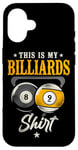 iPhone 16 Billiards Pool Player Ball Vintage 8 Ball 9 Ball This Is My Case