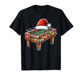 Foosball Player Christmas Hat Xmas T-Shirt