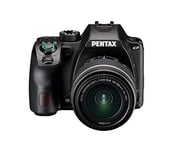 PENTAX KF et 18-55 WR kit Appareil Photo Reflex APS-C, Tout-Temps résistant à la poussière, écran LCD orientable, Noir