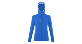 Veste softshell millet fusion bleu femme