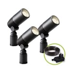 Alder set - spot - 12 v - 3 pcs - 120 lm - 2 w - 3000 k - Garden Lights