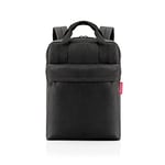 reisenthel Allday Backpack M black - Sac à dos polyvalent pour la vie quotidienne, les voyages, le shopping ou le travail - Imperméable, bagage à main autorisé