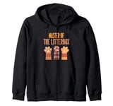 Master of the Litterbox Cat Dad Zip Hoodie