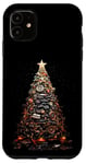 Coque pour iPhone 11 Arbre de Noël Pièces de voiture et camion Mécanicien Garage Homme