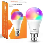 Smart Light Bulb Alexa B22 Bayonet Wifi Led Bulb 9W with Colour Changing Light,