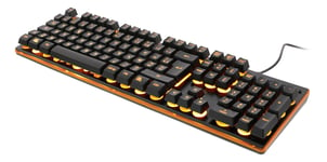 DELTACO GAMING – Keyboard, orange LED, French/Belgium layout (GAM-021FR)