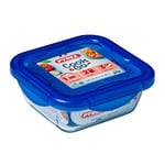 Boîte carrée en verre avec couvercle Cook & Go 16 cm Pyrex