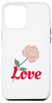 iPhone 13 Pro Max Fancy Love and Flowers,Flower Love Novelty Gifts,Floral Tees Case