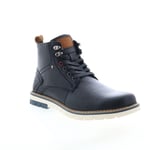 English Laundry Creek EL2692B Mens Black Leather Lace Up Casual Dress Boots