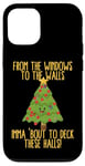 Coque pour iPhone 12/12 Pro From The Window To The Wall Poème de Noël avec citation de Noël