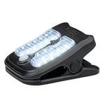 Grundig Lumiere Solaire Exterieur Clip - Lampe Solaire avec Capteur de Mouvement - Lampe Exterieur LED avec Lumière Blanche Froide et Chaude - Autonomie de la Batterie 6-8 Heures - Noir