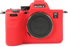 Étui de protection en silicone souple pour appareil photo numérique Sony A7R5/A7R V/Alpha 7R V/A7RV/A7R 5/A7RM5, léger - Rouge.[G324]