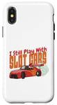 Coque pour iPhone X/XS I Still Play With Slot Cars Slot Car RC Car Minicar Slot