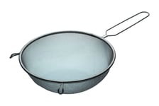 KitchenCraft Stainless Steel 25cm Round Sieve with Fine-woven Sturdy Mesh