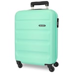 Roll Road Flex Green Cabin Suitcase 38 x 55 x 20 cm Rigid ABS Combination Lock 35 Litre 2.5 kg 4 Wheels Hand Luggage