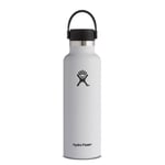 Hydro Flask 21 oz Standard Mouth w/Flex Cap drikkeflaske 621 ml White: S21SX110 2020