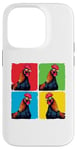 iPhone 14 Pro Colorful Cool Chicken Art, Crazy Chicken Rooster Family Case