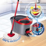 Vileda Easy Wring Cleaning Mop Pedal Bucket Microfibre Floor Wood Kitchen Tiles
