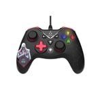 Assassin's Creed - Manette Filaire USB pour PC/Xbox One/SeriesX/S avec Câble 3M - Noire et Rouge