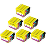 Lot Xl Ink Cartridges For Epson Workforce Wf-2010w Wf-2510nf Wf-2650wf Wf2750dwf