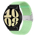 Flettet elastisk armbånd Samsung Galaxy Watch 6 (44mm) - pistachio