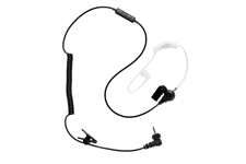 Miniheadset Security Lafayette 2,5mm 4-polig med luftslang