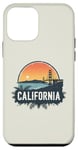 Coque pour iPhone 12 mini Souvenir rétro avec horizon californien