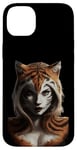 iPhone 14 Plus Fierce Jungle Tiger Spirit Fantasy Artwork Case