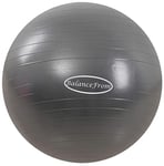 Signature Fitness Ballon d'exercice Anti-éclatement et antidérapant pour Yoga, Fitness, Accouchement avec Pompe Rapide, capacité de 0,9 kg, 48,3 à 55,9 cm, M