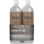 BED HEAD by TIGI for Men Clean Up Tween Duo Daily Shampoo & Conditioner for Nor