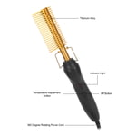 Electric Heating Comb WetDry Straightening Curling Hot Brush Hair Styling To HEN