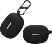 Étui Compatible avec Xiaomi Redmi Buds 5 Pro Housse - Housse pour Casque Audio étui de Protection en Silicone - Noir