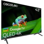 TV QLED 43 Pouces - CECOTEC - V4 VQU40043S - 4K UHD - Google TV - HDMI 2.1