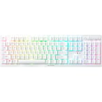 Razer DeathStalker V2 Pro Optical Wireless Gaming Keyboard Clicky Purple Switch - White