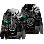 Roblox Doors Hoodie för barn 5-10 år - Skräckspel 3D-tryck Huvtröja Casual Pullover Jumper Toppar Pojkar Flickor Födelsedagspresenter 9-10 years