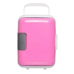 PeroFors 4L Electric Portable Mini Fridge Refrigerator Cooler Freezer 12V/220V For Car Home - Pink